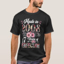 Buscar 17 años de cumpleaños hombre camisetas Mujeres