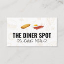 Buscar bocadillo tarjetas de visita Cocinero