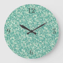 Buscar color verde menta relojes de pared Elegante