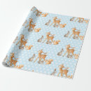 Buscar baby shower papel de regalo Azul