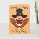 Buscar pavo del dibujo animado tarjetas Marrón