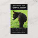 Buscar burro tarjetas de visita Foto