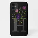 Buscar monograma h iphone fundas Flores