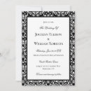 Buscar damasco negro invitaciones Formal