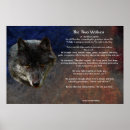 Buscar sabiduría cherokee posters Dos relatos de lobos