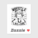 Buscar lucha como un chica pegatinas Mujeres