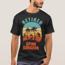 Buscar columna vertebral camisetas Jubilación