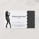 Buscar moda boutique tarjetas de visita Diseñador