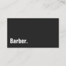 Buscar barber tarjetas de visita Negrita