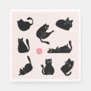 Buscar gatos negros servilletas Amantes de los gatos