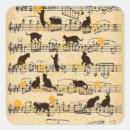 Buscar notas musicales pegatinas Vintage