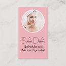 Buscar facial tarjetas de visita Spa