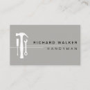 Buscar mecánico tarjetas de visita Carpintero