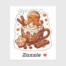 Buscar pan de jengibre pegatinas Adorable