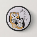 Buscar búho del dibujo animado chapas Lindo