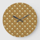 Buscar textura cuero de relojes de pared Blanco