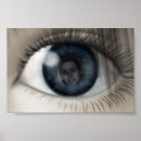 Buscar ver el ojo posters Azul