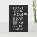 Buscar lacrosse tarjetas Divertido