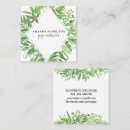 Buscar maravilla tarjetas de visita Florista