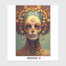 Buscar día de la mujer muerta pegatinas Dia de los muertos