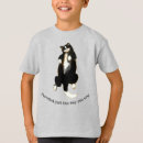 Buscar gatos blancos y negros camisetas Para niños