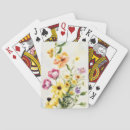 Buscar ilustrado barajas de cartas Floral