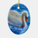 Buscar lago del cisne adornos Acuarela