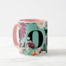 Buscar corazones y flores tazas Floral