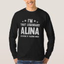 Buscar alina camisetas Divertido