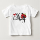 Buscar ladybug bebe camisetas Negro