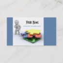 Buscar puzzle tarjetas de visita Empresa