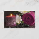 Buscar candle tarjetas de visita Masaje