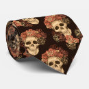 Buscar día de los muertos corbatas Calavera