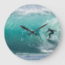 Buscar horizontal relojes de pared Surf