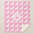Buscar unicornio mantas Rosa