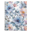 Buscar rosa y azul claro cuadernos Floral