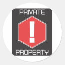 Buscar privado pegatinas Propiedad