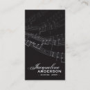 Buscar sinfonía tarjetas de visita Música