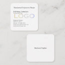 Buscar formal tarjetas de visita Blanco y negro