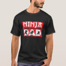 Buscar ninja warrior camisetas Divertido