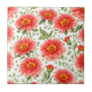 Buscar zinnia azulejos Vintage