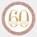 Buscar 60 o cumpleaños pegatinas Rosa