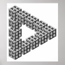 Buscar ilusión óptica posters Triángulos