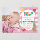 Buscar frutas invitaciones Tropical