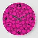 Buscar frambuesas relojes de pared Rosa