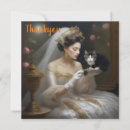 Buscar pintura del gato tarjetas Novia