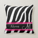 Buscar estampado de zebra cojines Rosa