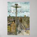 Buscar town posters Watercolor