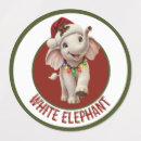 Buscar elefante blanco pegatinas Navidad