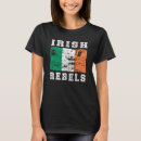 Buscar bandera rebelde camisetas Irlandés